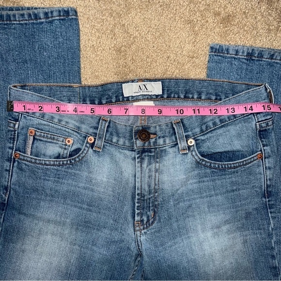 A/X Armani Exchange Women’s Medium Wash Bootcut Jeans Size 8S - Picture 12 of 12